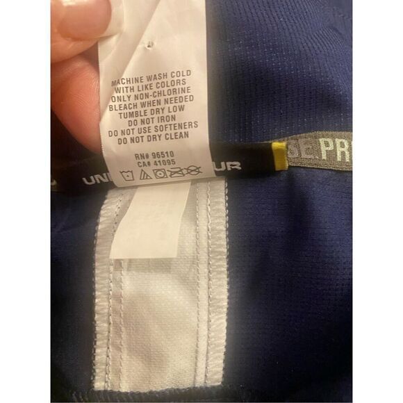 Atlanta Braves Under Armour Pullover Jacket 3/4 Zip Lightweight Packable XL - Picture 11 of 12